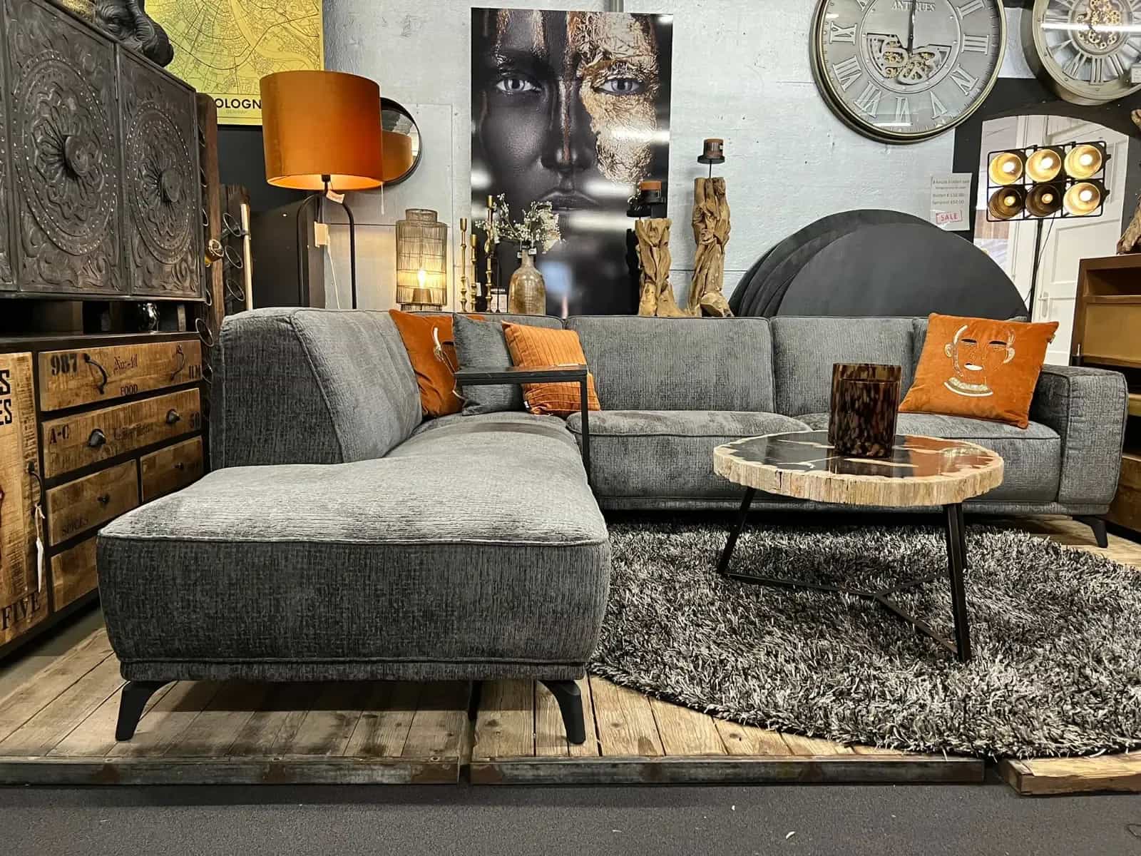 Ecksofa Luzern Stoff