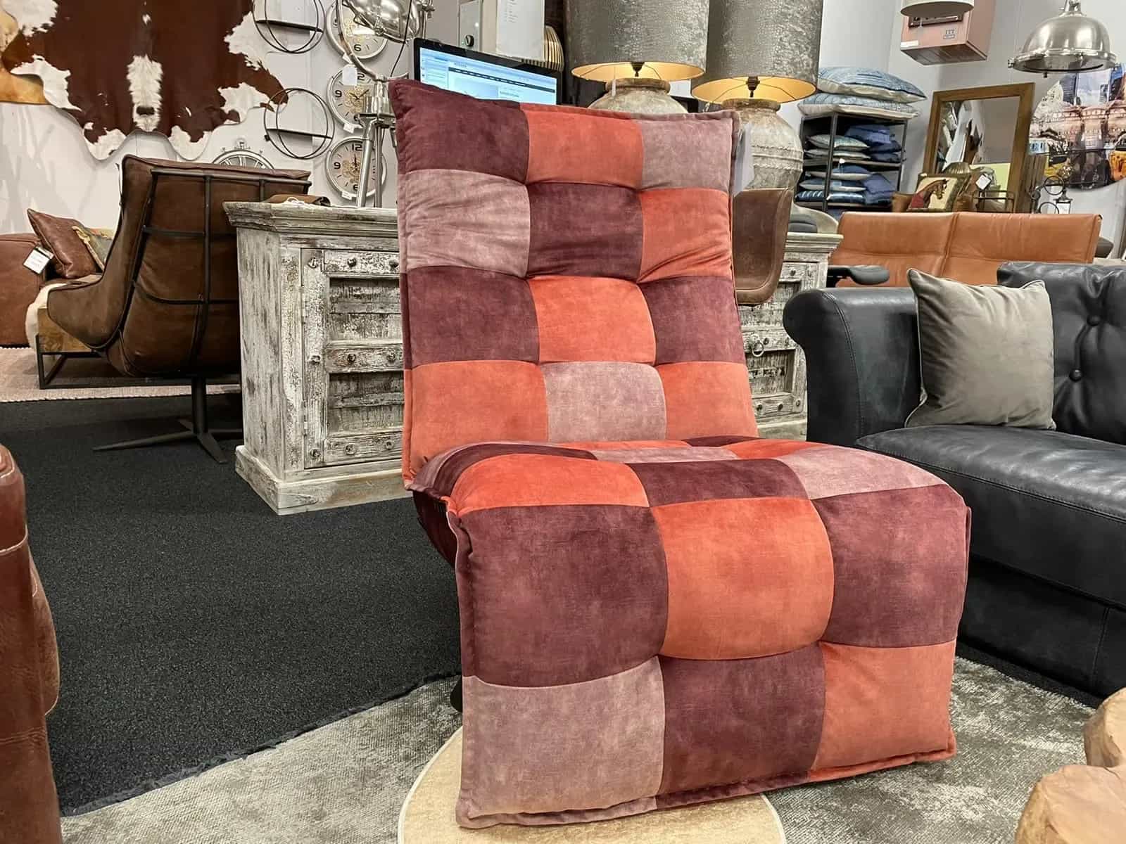 Liegestuhl Luc Patchwork