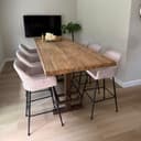 Eettafel Donny Teakhout massief, van Sventerior, detailfoto 2