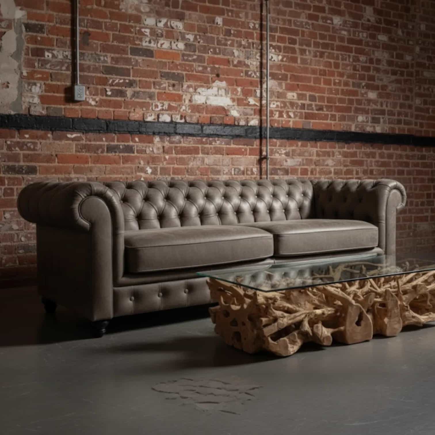 Chesterfield XL Leder | 3 Sitzer