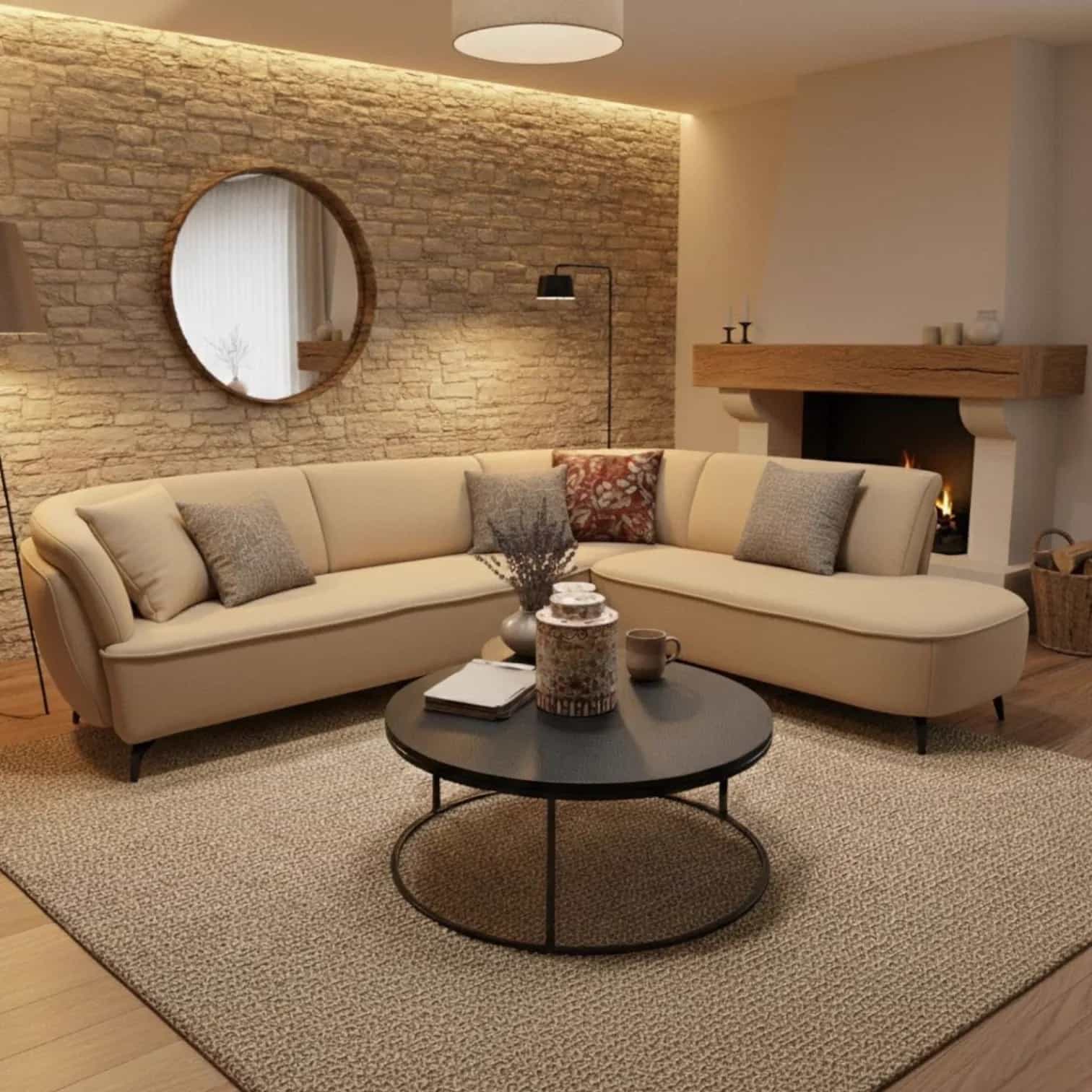 Ecksofa Sonate Leder