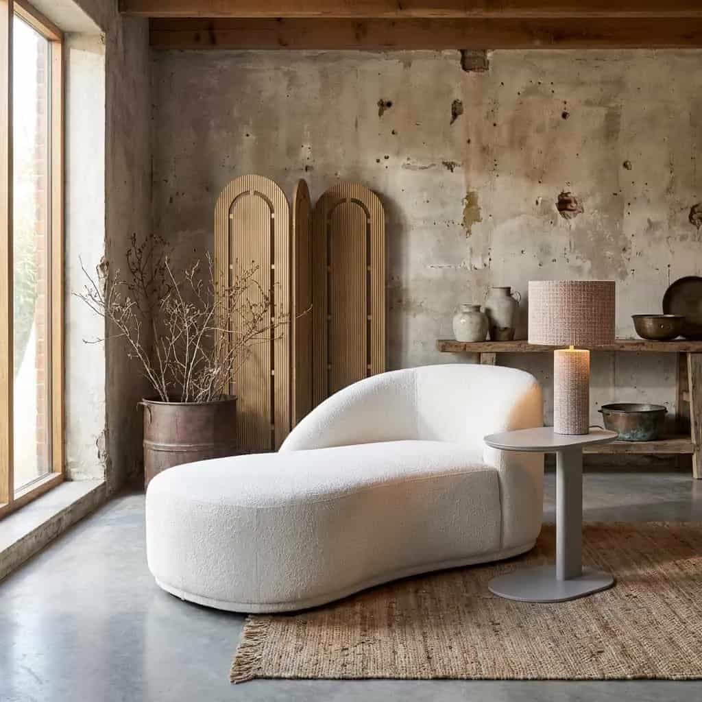 Sofa Emma Creme Fancy Chaise Longue