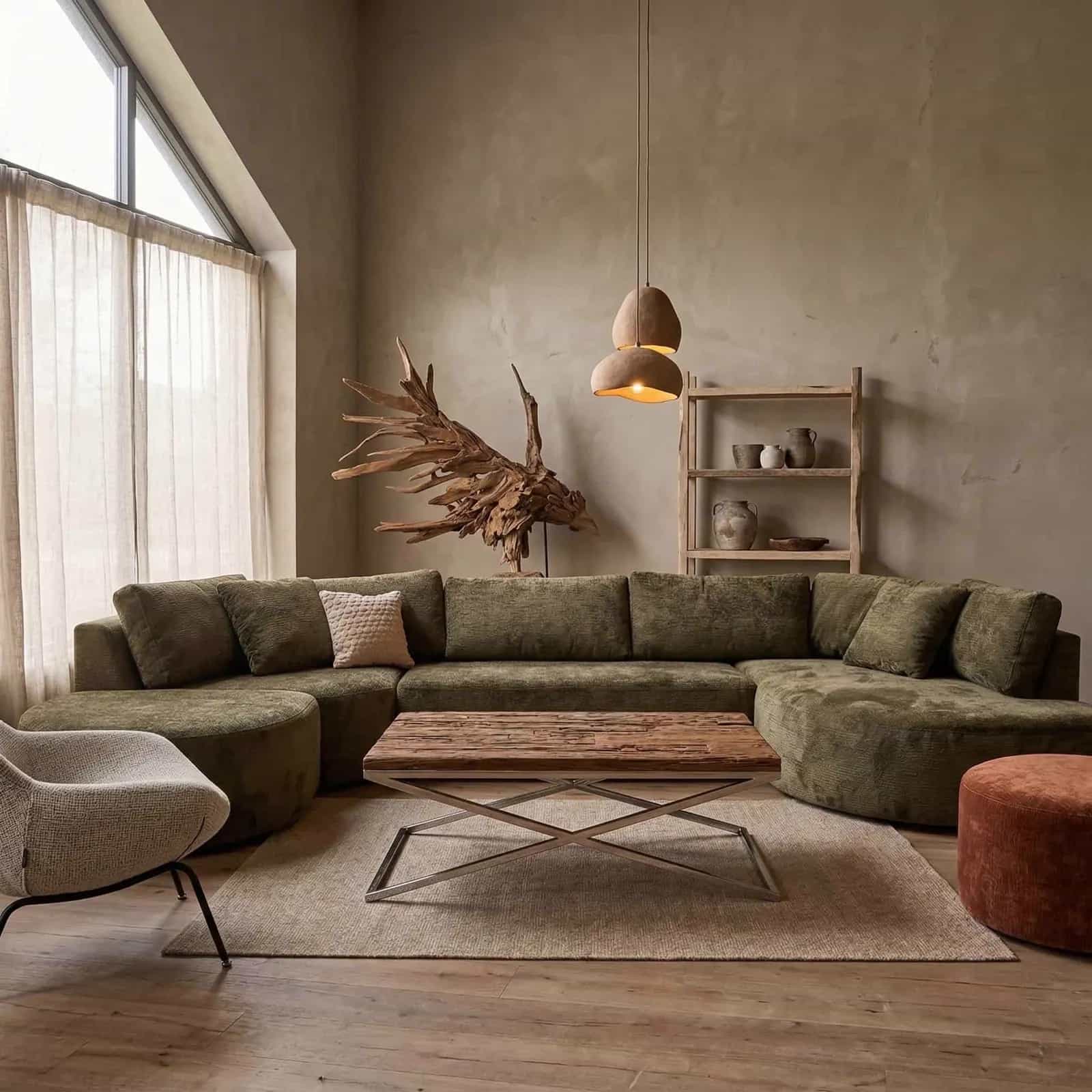 Ecksofa Lilibeth | U-Form | Fusion Stoff |