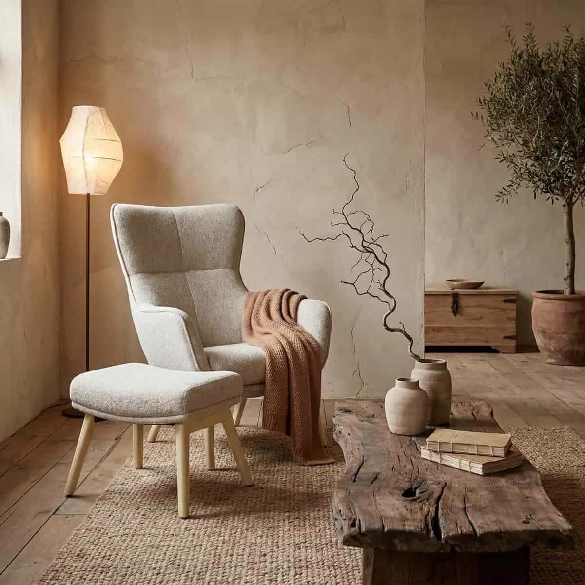 Sessel Flip mit Hocker