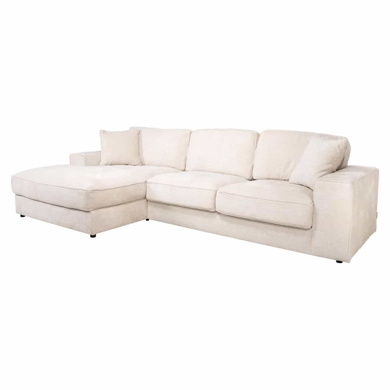 Sofa Santos Niagara beige 2,5-Sitzer + Lounge links