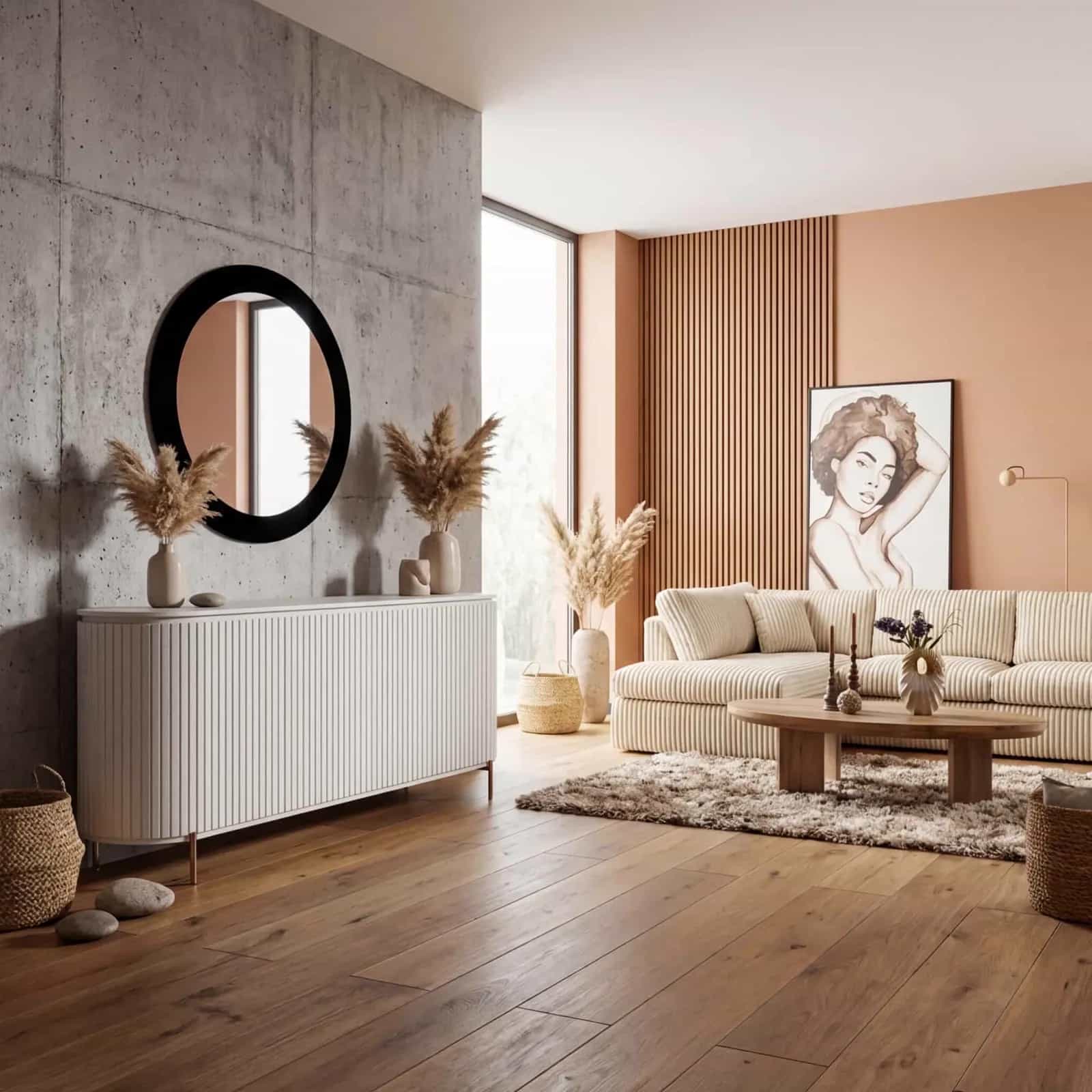 Sideboard Solana Sand, Mangoholz, 210 cm