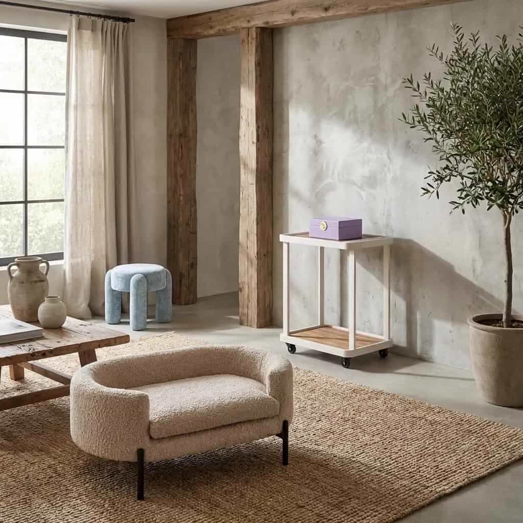 Hundebett Dolly sheep natural