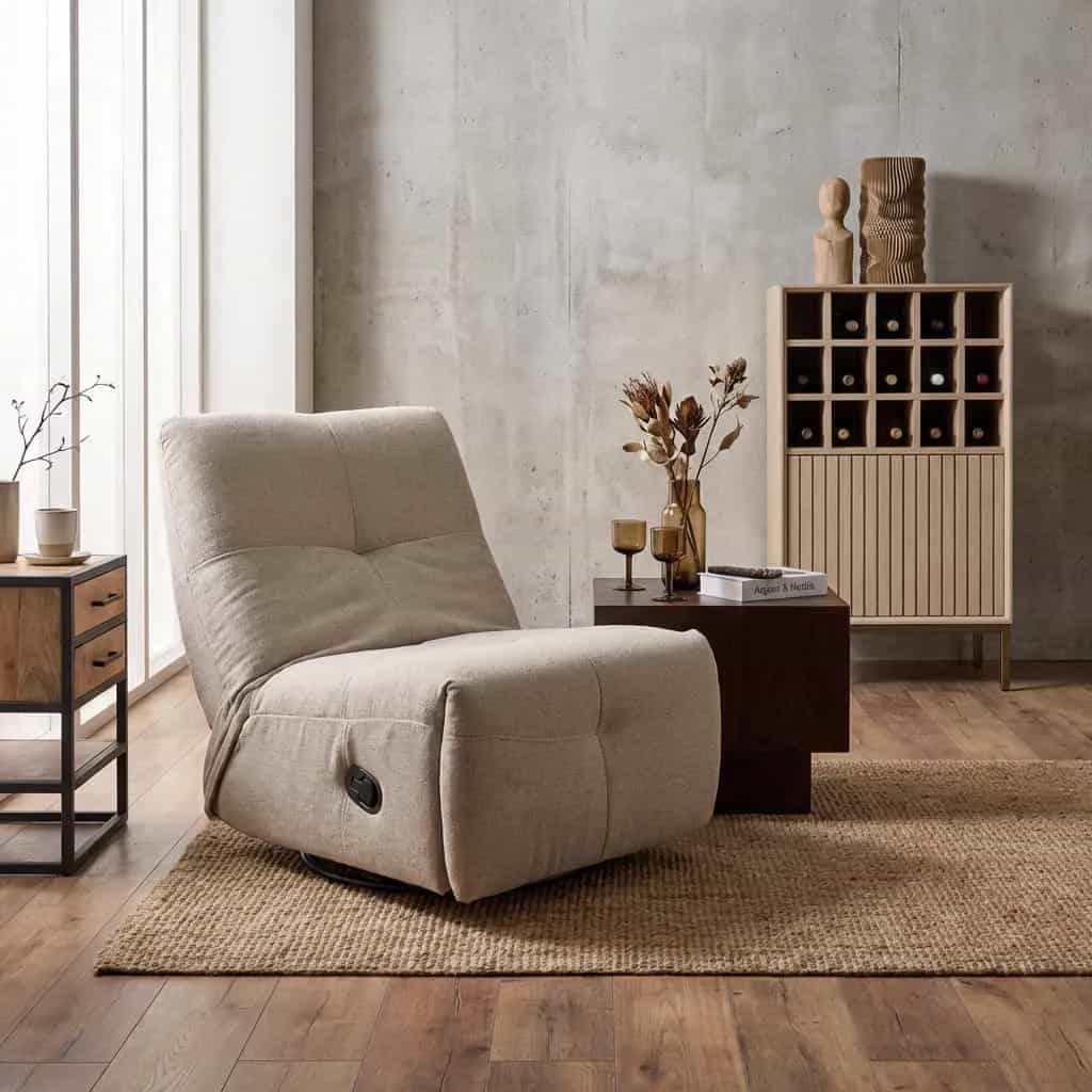 Liegestuhl Lazy | Taupe