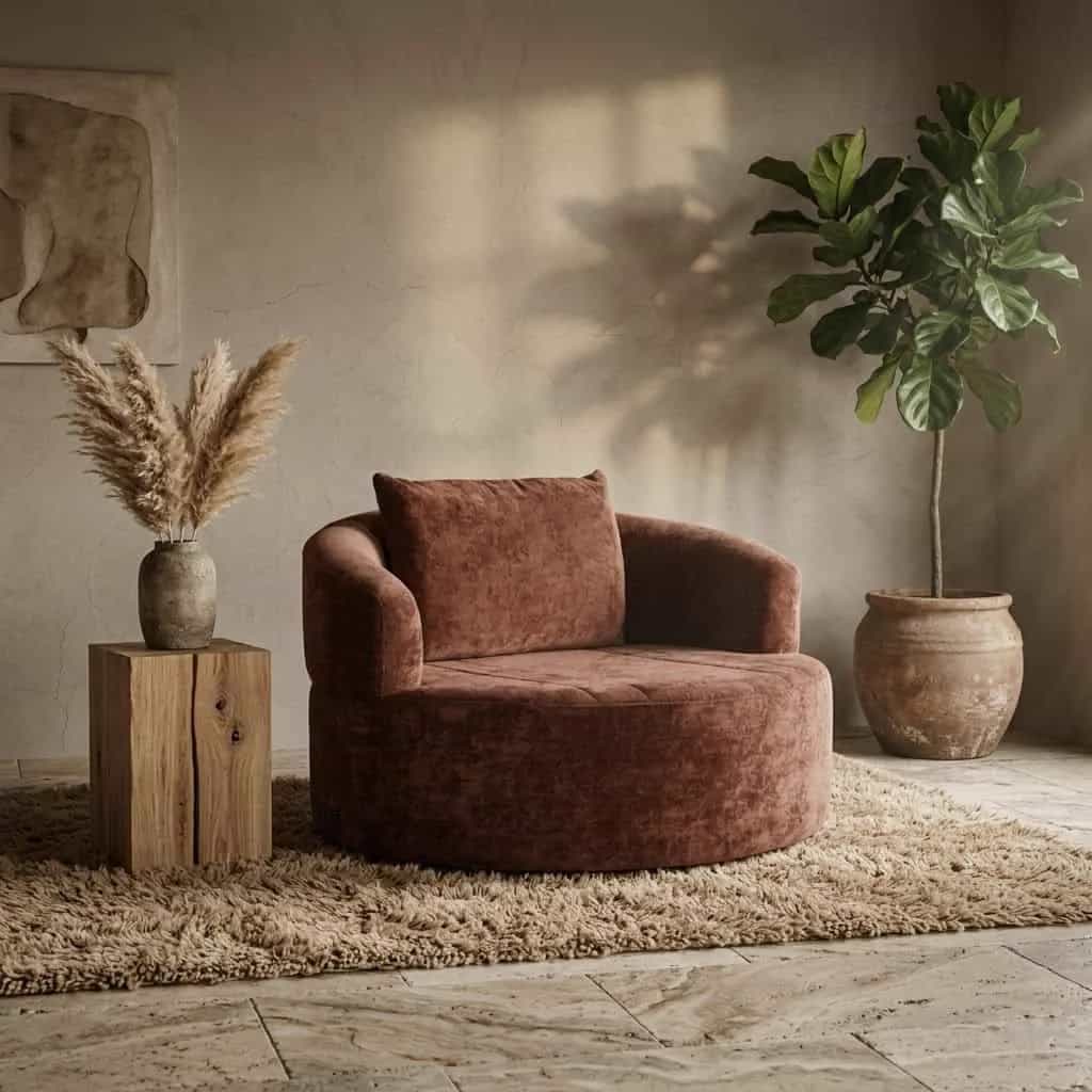 Loveseat Le Baron, drehbar