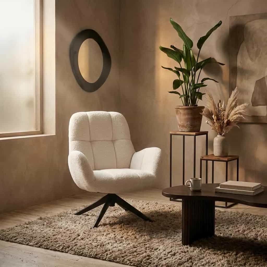 Elvis Drehsessel 360 - Monet - Pearl 0855