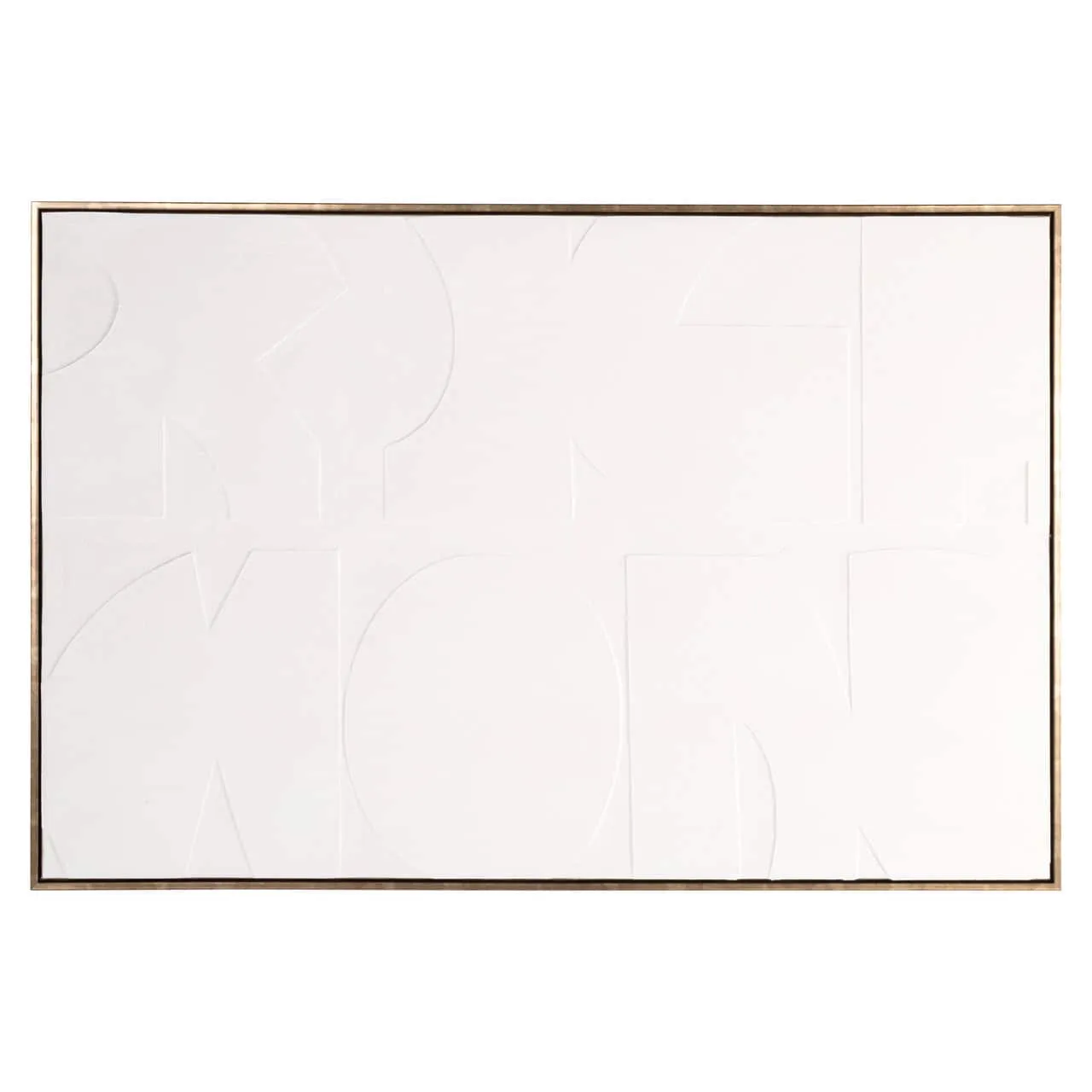 Wandbild „Decadence“ in Weiß