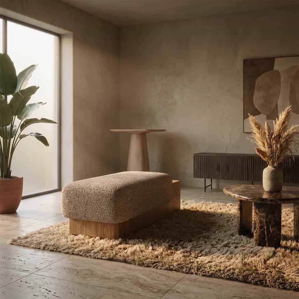 Sitzbank George taupe Flou