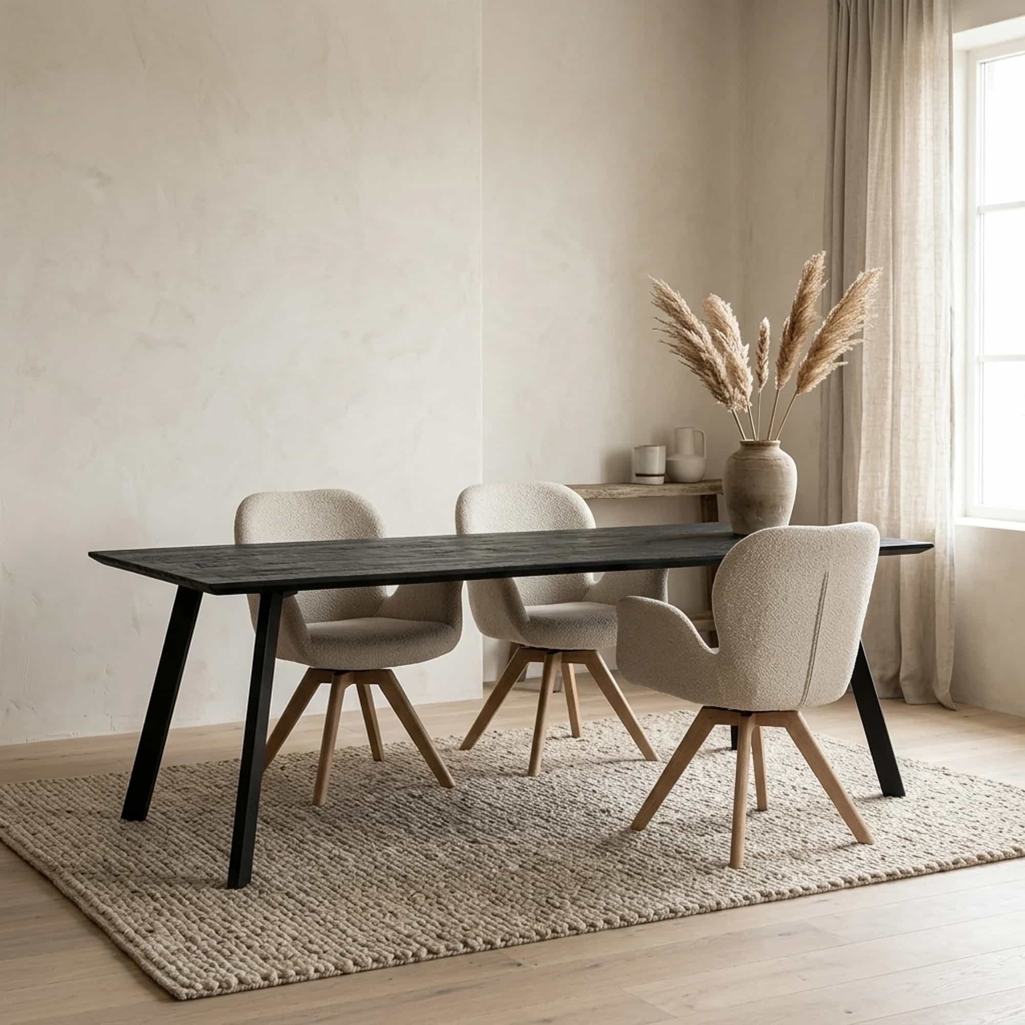 Eettafel Berlin Zwart