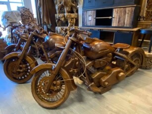 Mokana Furniture Harley motor Teakholz