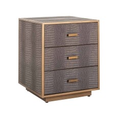 Richmond Interiors Ladenkast Classio 3-laden  (Brushed Gold)