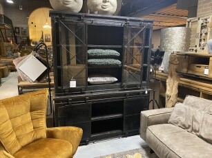 Mokana Furniture Donny Vitrine Black