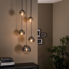  Hanglamp Bubble Shaded Getrapt