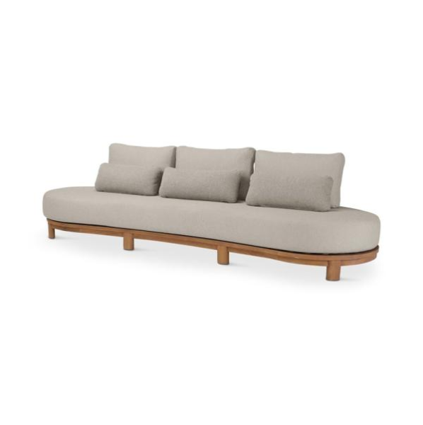 Ambon 3-Sitzer Outdoor-Lounge-Sofa