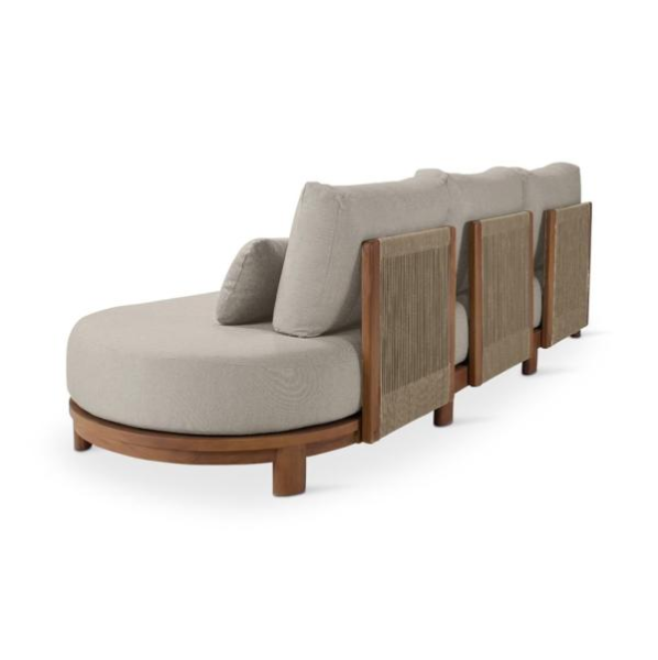 Ambon 3-Sitzer Outdoor-Lounge-Sofa