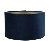 Lampenschirm Alice Cylinder - Blau Taupe