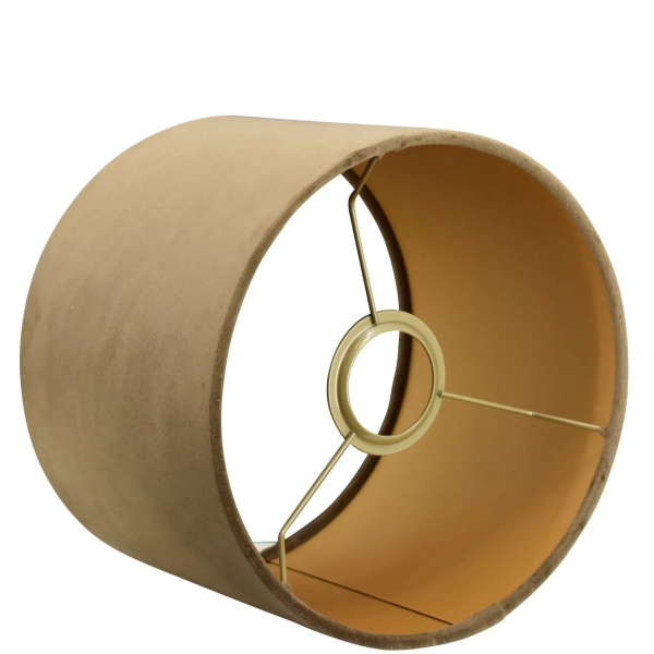 ETH Lampenschirm Alice Cylinder - Braun Gold 