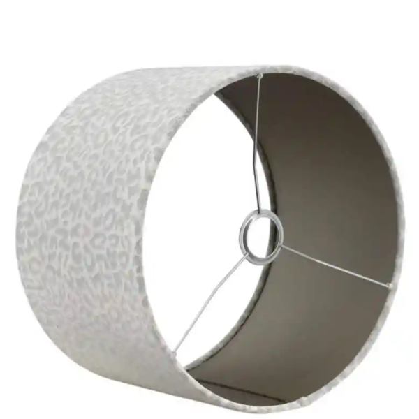 ETH Lampenschirm Basoo Cylinder - Silber Taupe 