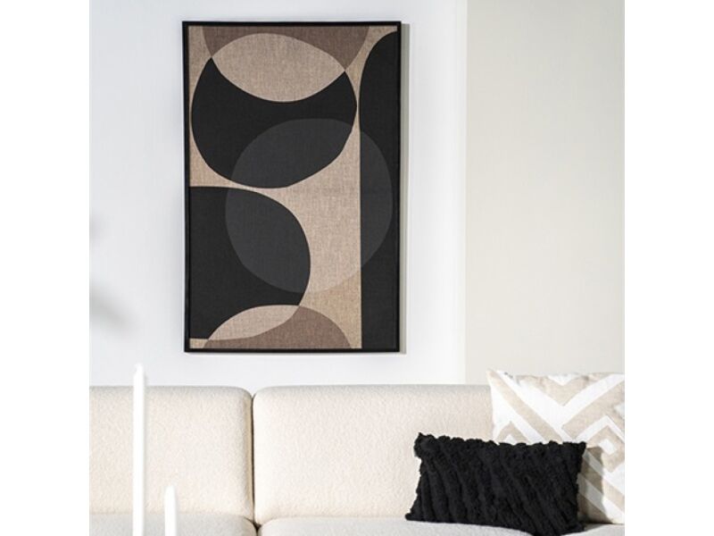 Modernes Wandpanel Ato aus Stoff mit abstraktem Muster.
