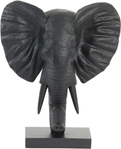 Ornament Elefant auf Fuß Gold Dekoration schick