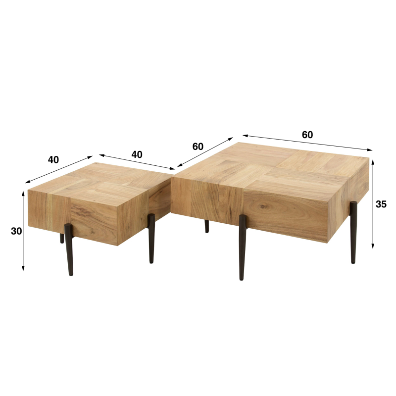 Möbel | Mokana Set Couchtisch Blocks