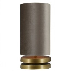 ETH Lampe Livio Bronze - Taupe Schirm