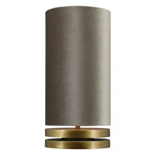 ETH Lampe Livio Bronze - Taupe Schirm 