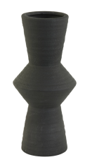 Vase Ayla creme aus Schwarz