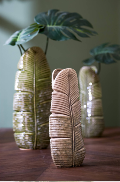 Vase Lou grün aus der Kollektion Light & Living