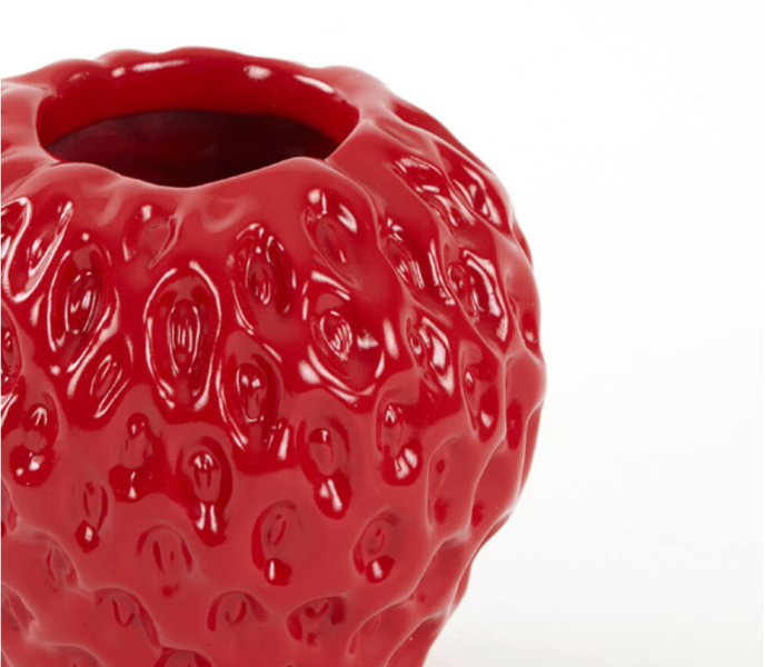 Vase Strawberry Shiny Red Ø14,5