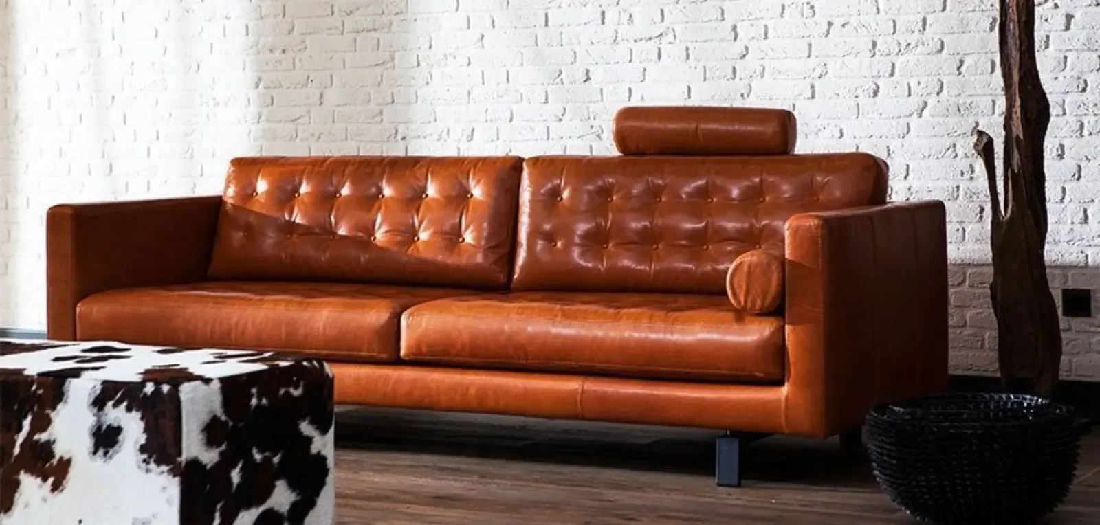 Sofas aus cognacfarbenem Leder bei Mokana Meubelen