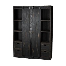 Donny Sliding Cabinet - Black